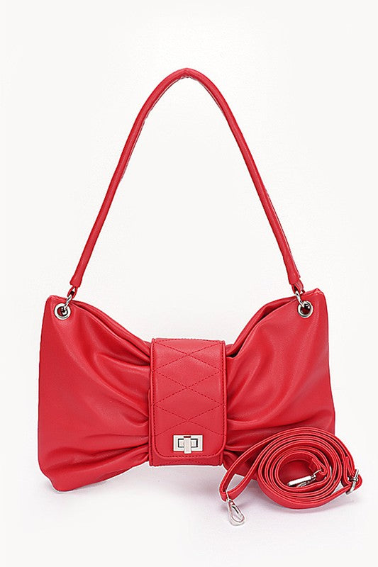 Oversize Bow Shape Shoulder Bag- 4 Colors