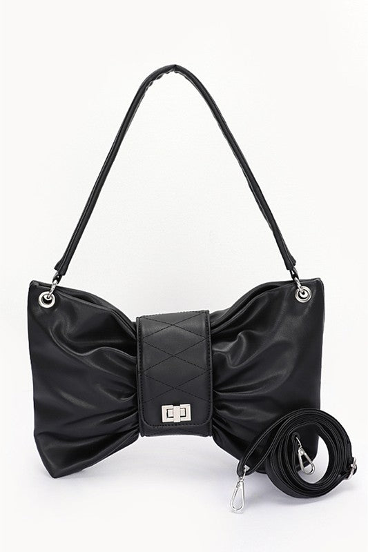Oversize Bow Shape Shoulder Bag- 4 Colors