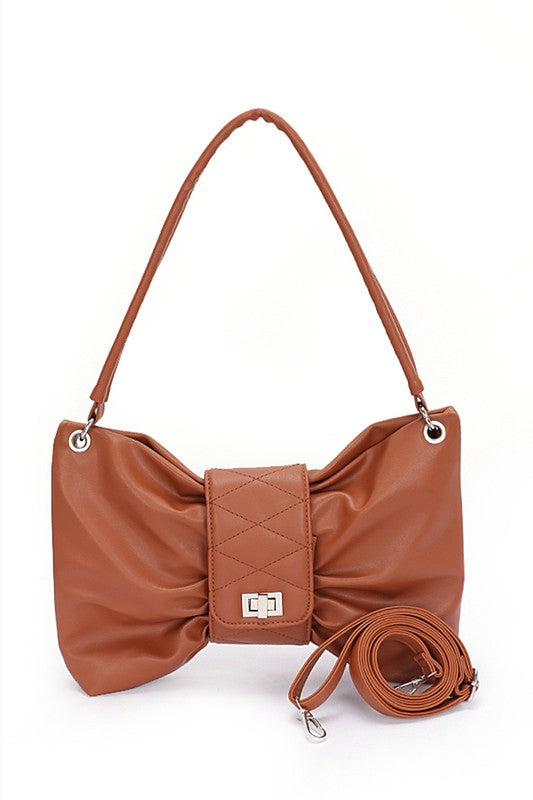 Oversize Bow Shape Shoulder Bag- 4 Colors