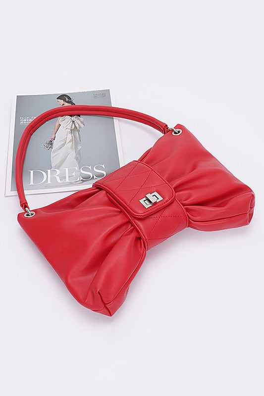 Oversize Bow Shape Shoulder Bag- 4 Colors