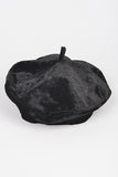 Velour Fashion Beret- 4 Colors