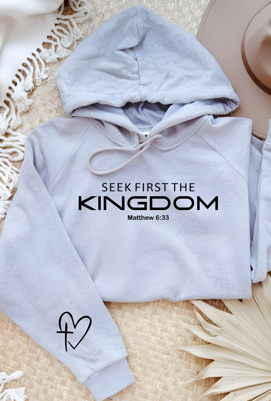 Seek First The Kingdom Graphic Hoodie- 7 Colors