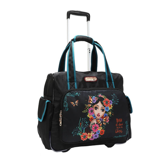 Nicole Lee USA Nylon Carry-On Luggage- Alma De Colores