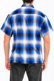 Men's Plaid Short Sleeve Flannel- 8 Colors