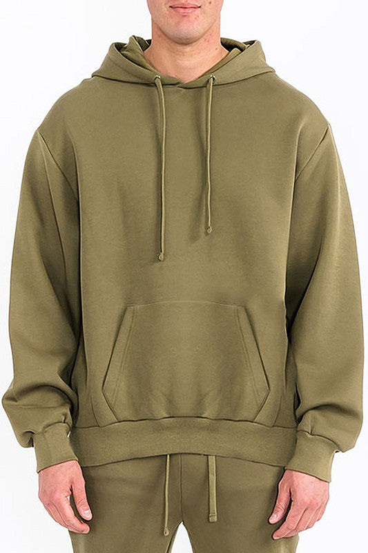 Men's Solid Tech Fleece Hoodie- 4 Colors