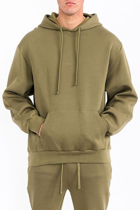 Men's Solid Tech Fleece Hoodie- 4 Colors
