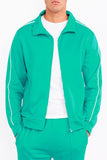 Men's Side Pipe Track Jacket- 6 Colors