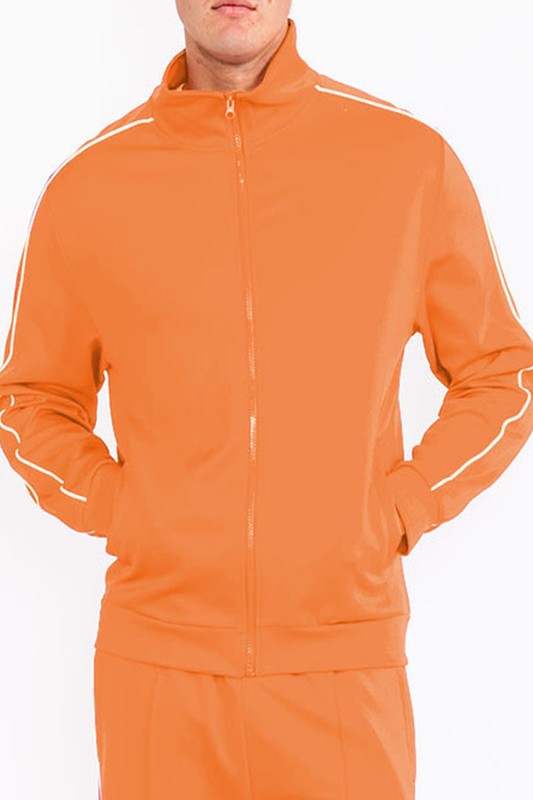Men's Side Pipe Track Jacket- 6 Colors
