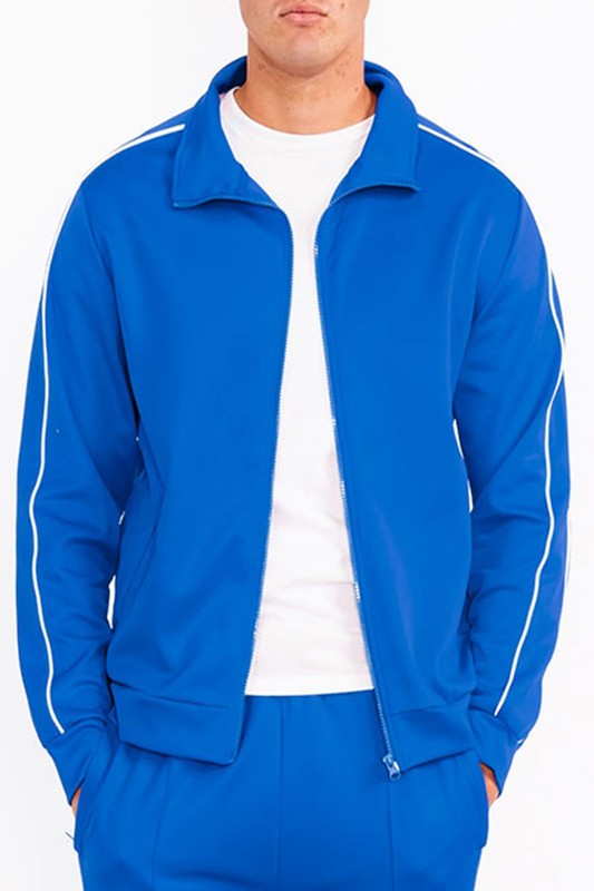 Men's Side Pipe Track Jacket- 6 Colors