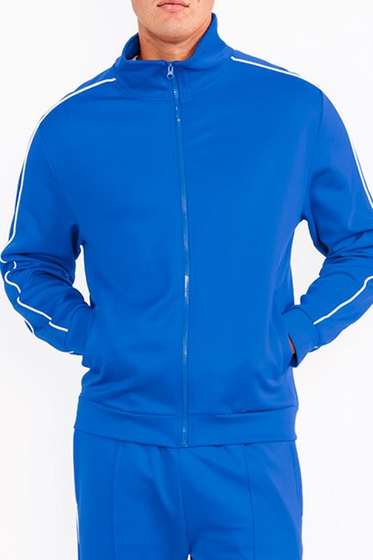 Men's Side Pipe Track Jacket- 6 Colors