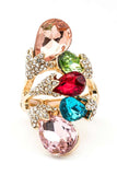 Crystal Iconic Stretch Ring- 4 Colors