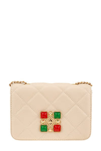 Diamond Embellished Quilted Mini Bag- 3 Colors