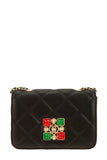 Diamond Embellished Quilted Mini Bag- 3 Colors