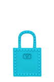 V Buckle Mini Jelly Handle Bag- 6 Colors