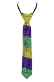 Marde Gras Stone Pave Neck Tie