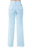 Brooklyn Wide Leg Jean W/ Hearts