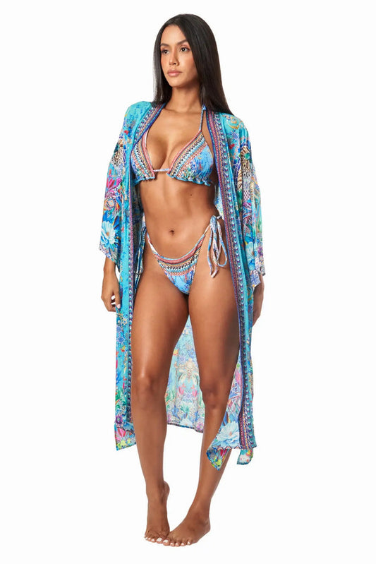 La Moda Resort Poppy Garden Luxe Triangle Bikini Set