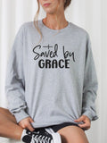 Saved by Grace Graphic Sweatshirt- 7 Colors