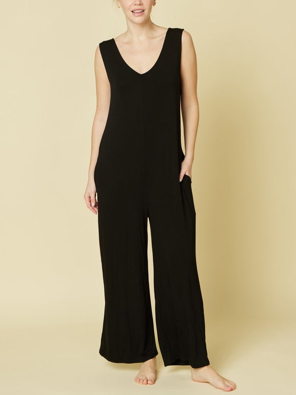 BAMBOO SLEEVELESS JUMPSUIT