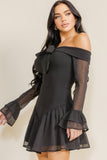 True Intentions Mini Dress- Black
