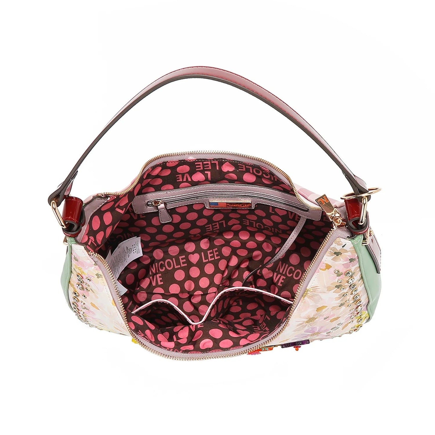 Nicole Lee USA Dreams Blossom Hobo Bag