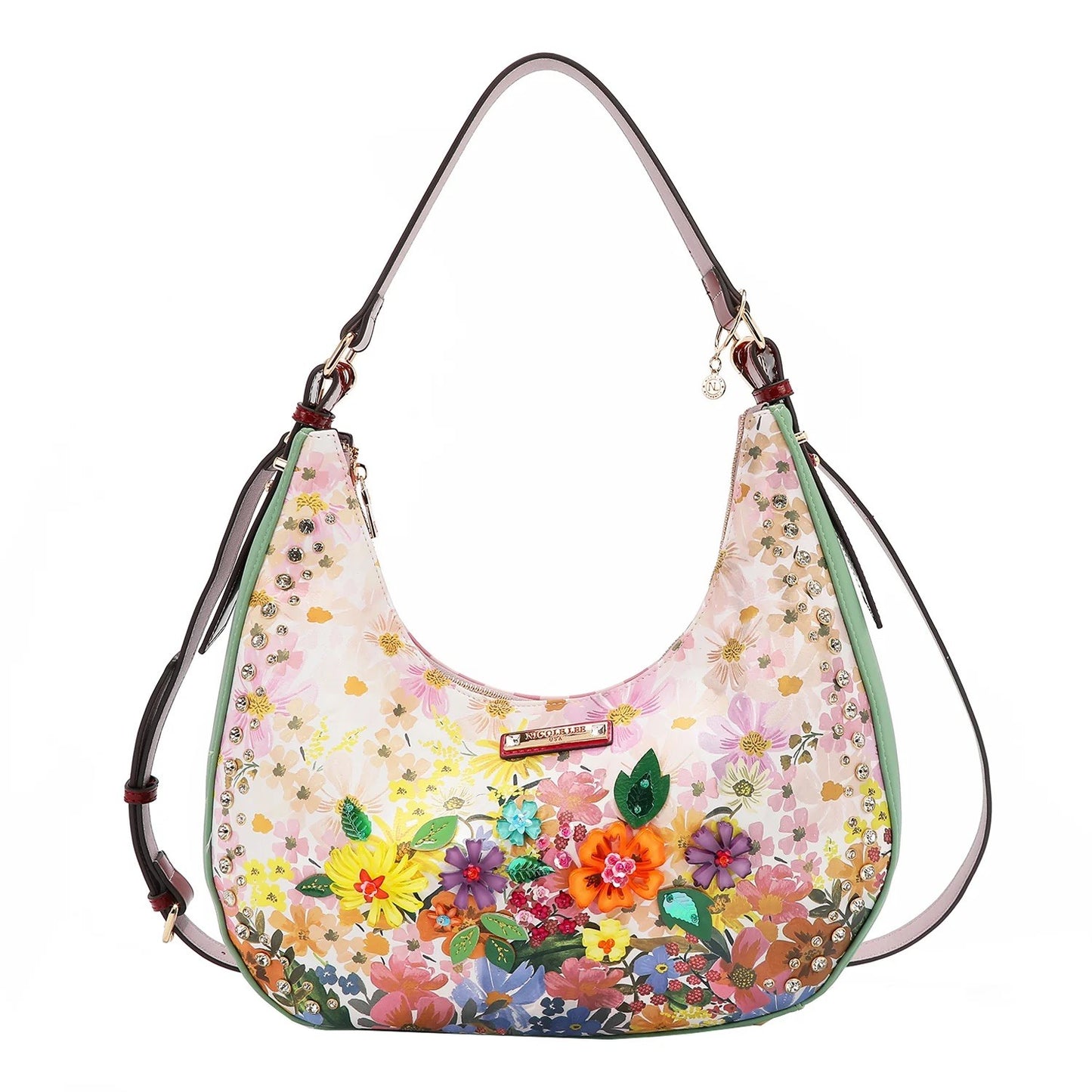 Nicole Lee USA Dreams Blossom Hobo Bag