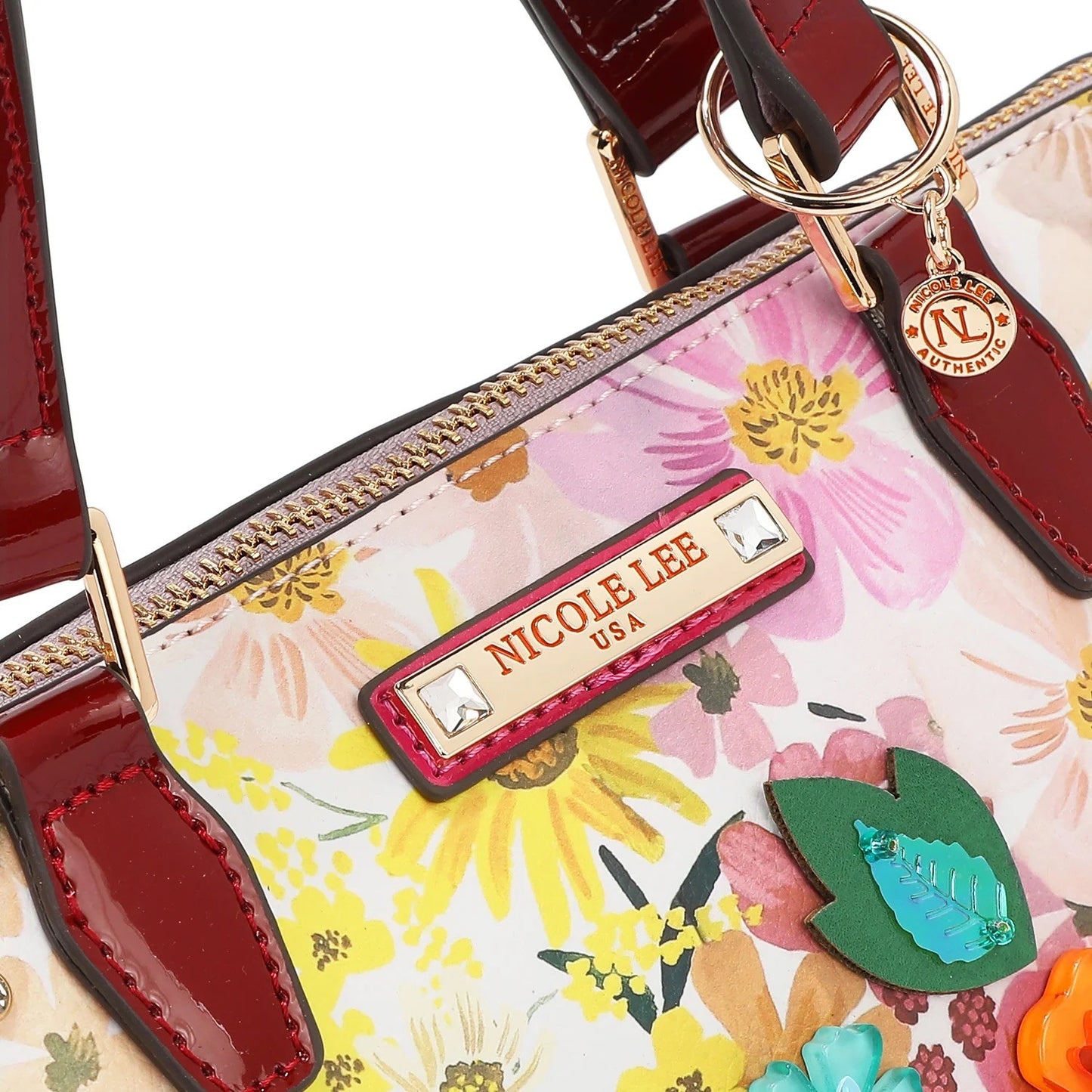 Nicole Lee USA Dreams Blossom Dome Handbag