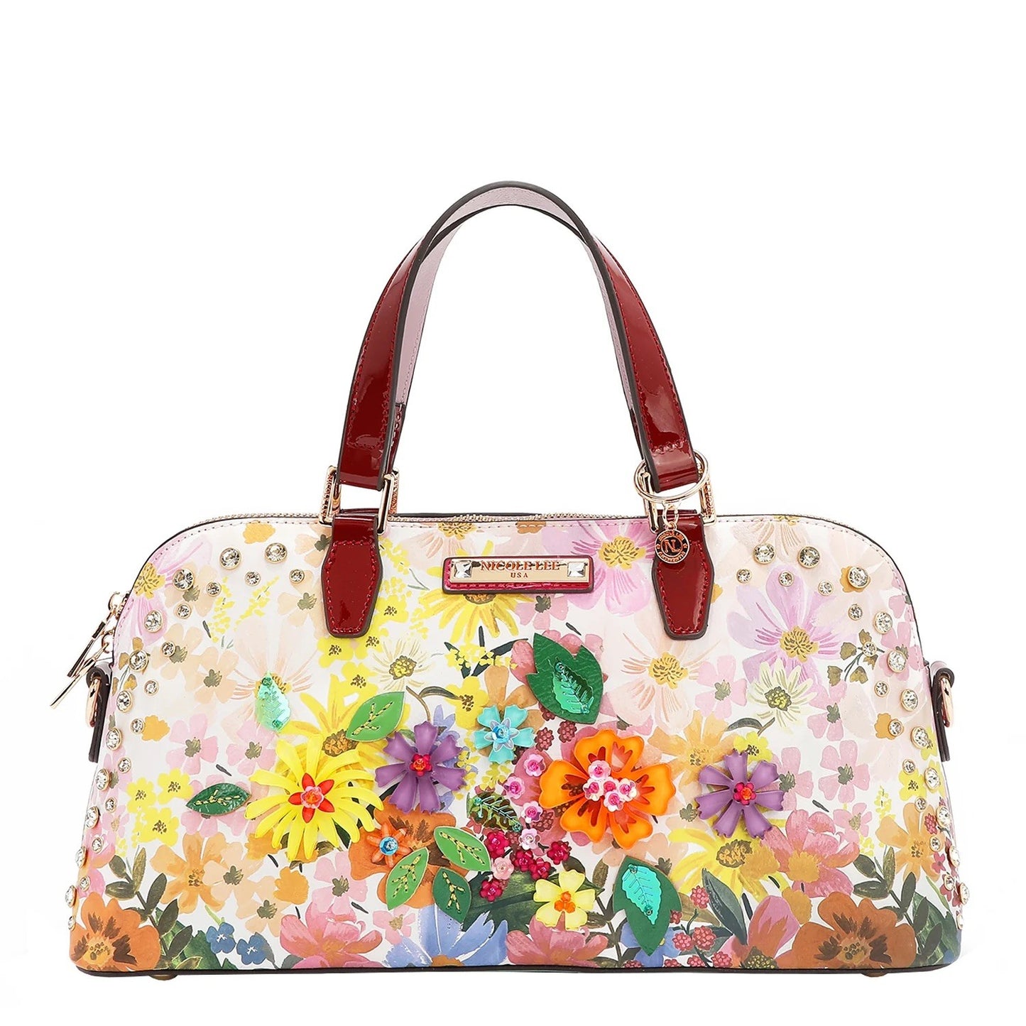 Nicole Lee USA Dreams Blossom Dome Handbag