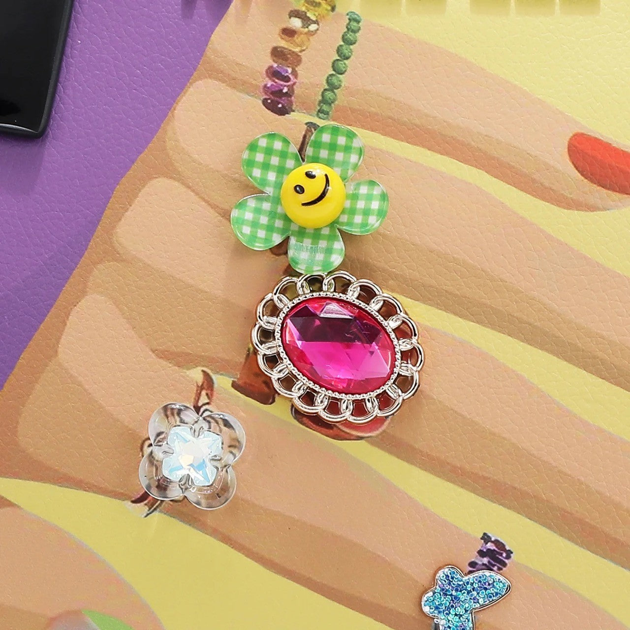 Authentic Nicole Lee USA "Nail Polish" Satchel