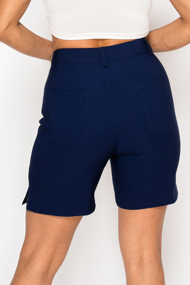 Golf Straight Dressy Bermuda Shorts- 7 Colors