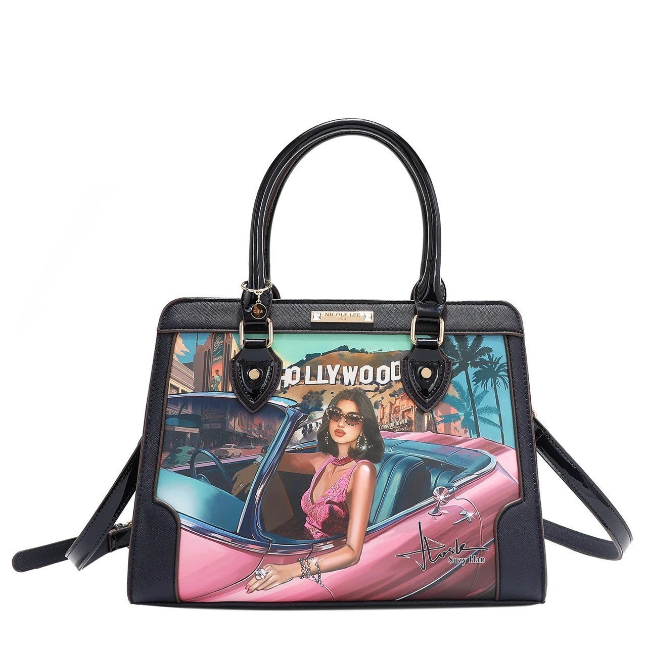 Authentic Nicole Lee USA "Hollywood Drive" 3 Piece Bag Set