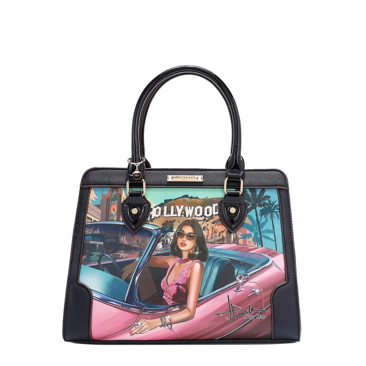 Authentic Nicole Lee USA "Hollywood Drive" 3 Piece Bag Set