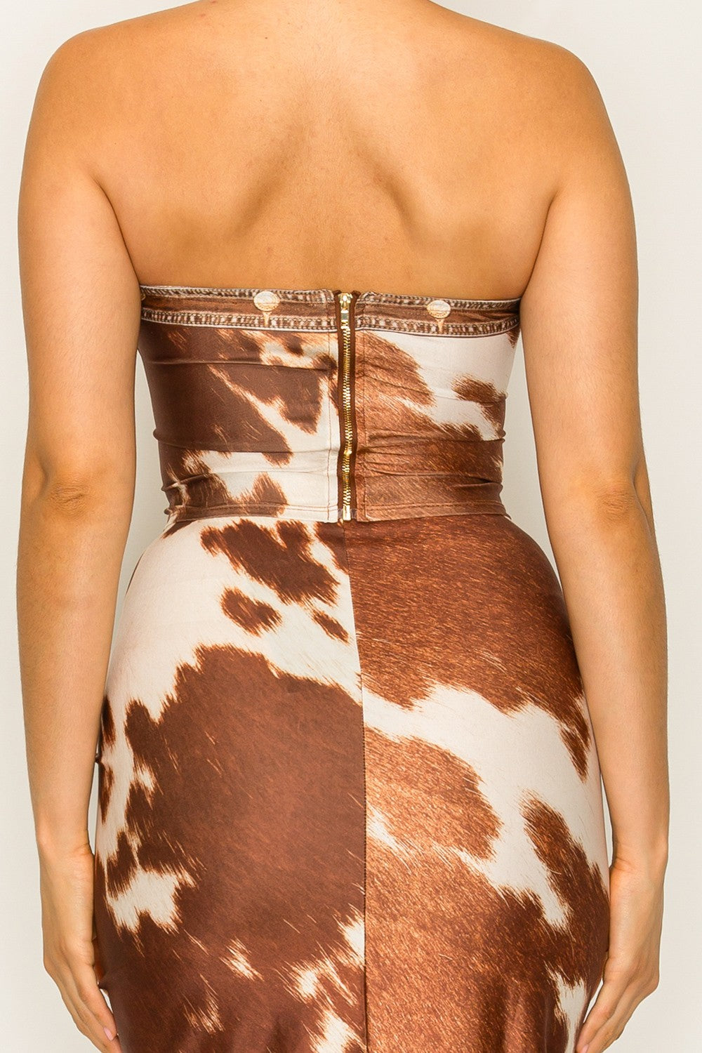 Touch of Brown Skirt Set