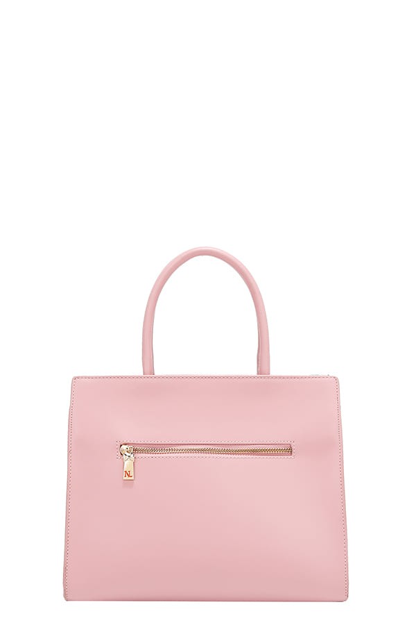 Nicole Lee USA Flower Pop Satchel Bag- Pink