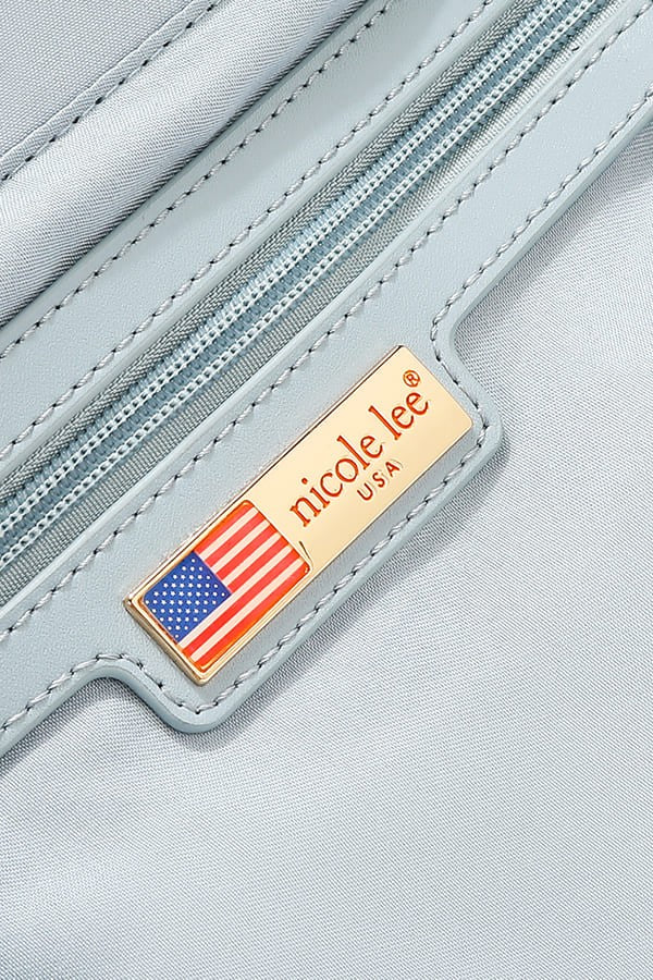 Nicole Lee USA Flower Pop Satchel Bag- Blue – S&E Retail Expo