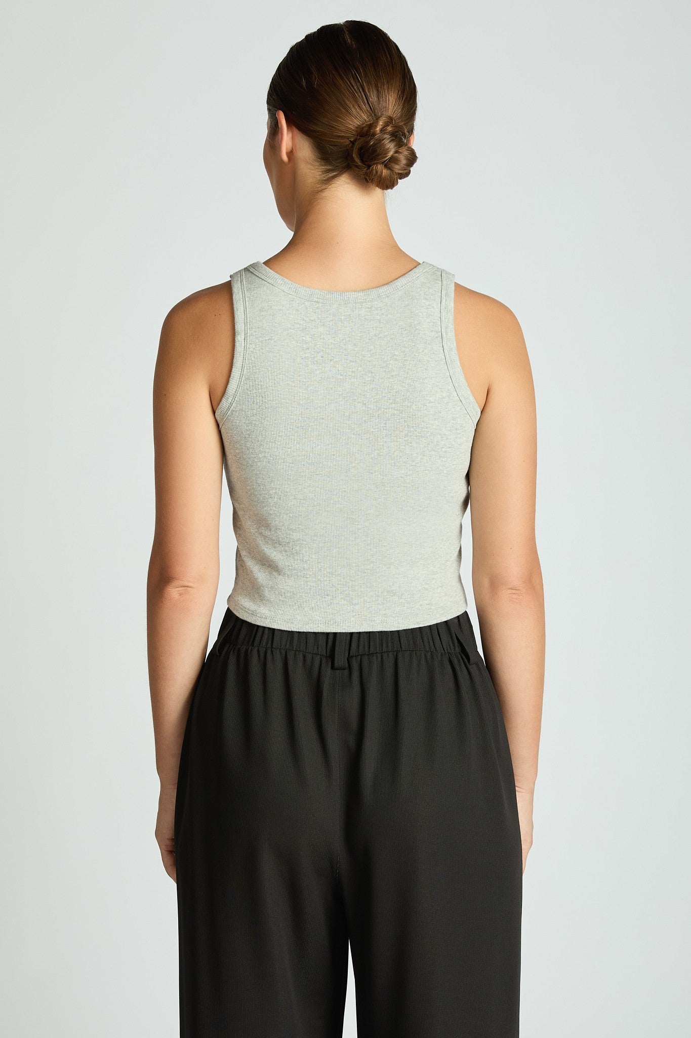 Comfort Collection: Ribbed Cropped Built in Bra Top- 3 Colors
