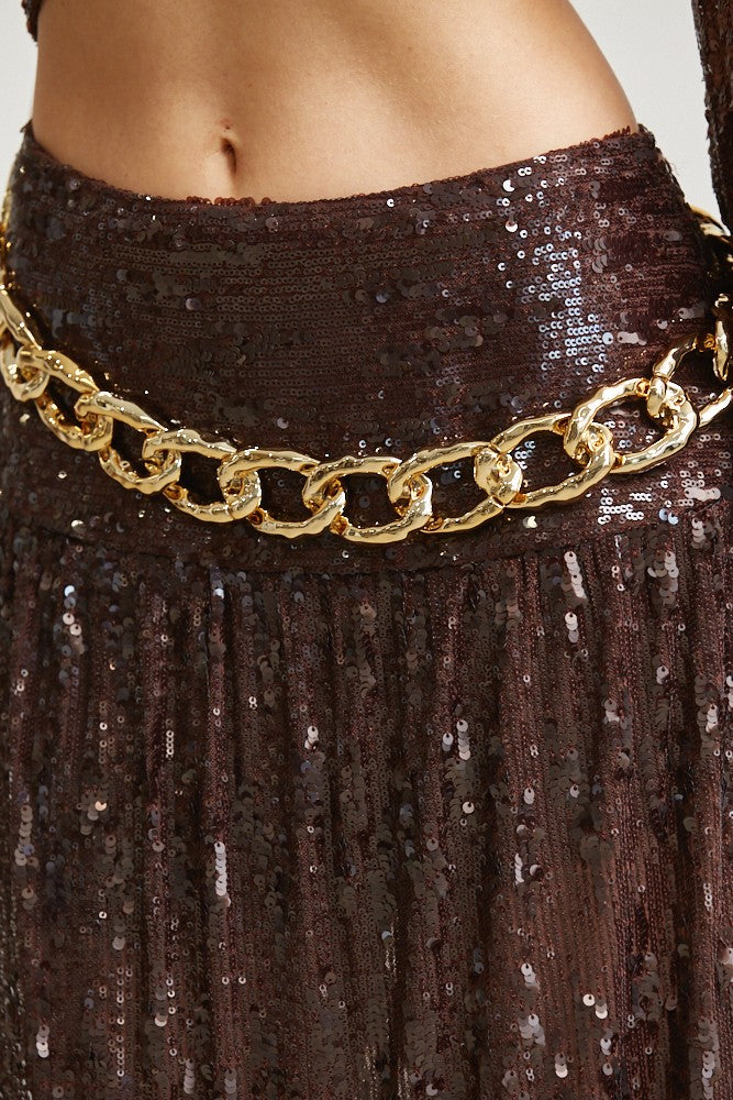 Going Rogue Maxi Dress- Brown