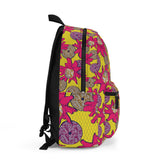 African Flower Print Backpack