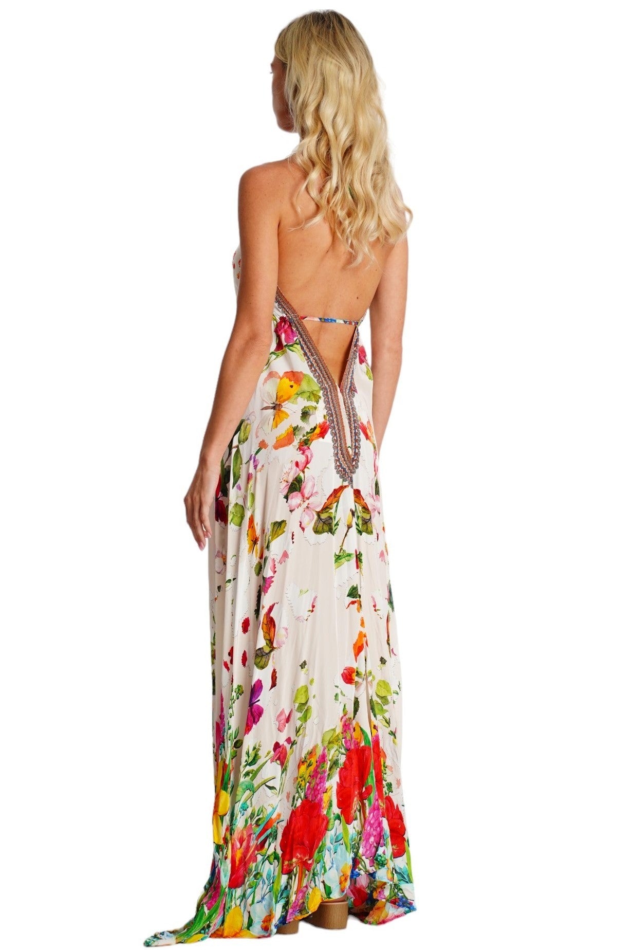 La Moda Resort Halter 3-Way Wear Maxi Dress #3