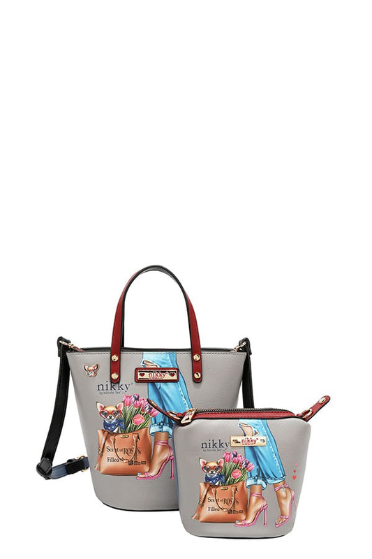 Nicole Lee USA "Essence of You" 2-Piece Small Bucket Bag Set