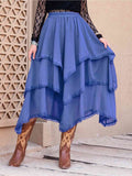 Tasha Tiered Midi Skirt-3 Colors