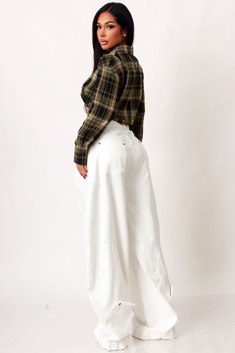 Baggy Obsession White Denim Pants