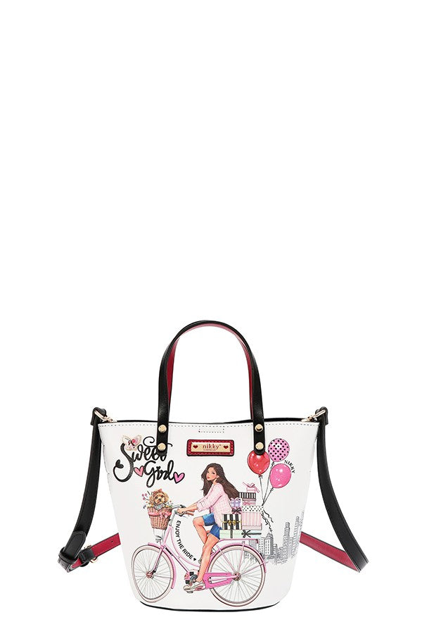 Nicole Lee USA "Sweet Girl" 2-Piece Bucket Bag Set