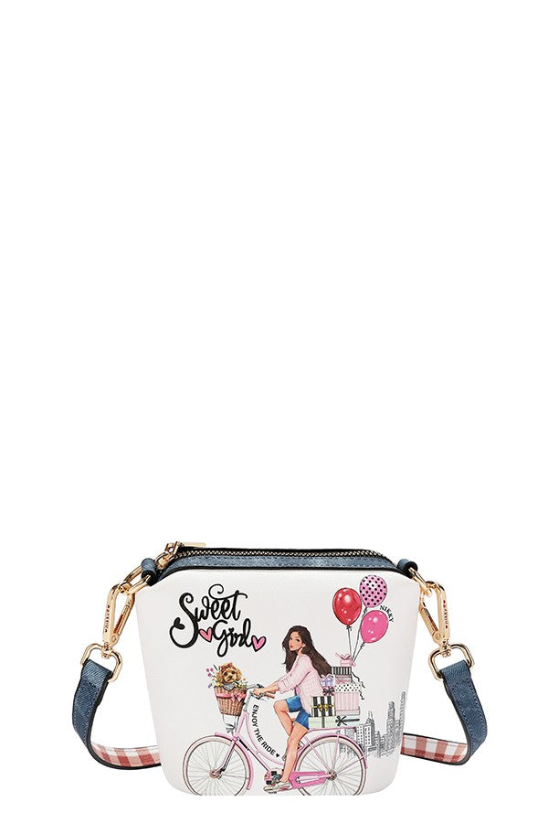 Nicole Lee USA "Sweet Girl" 2 Piece Bucket Shoulder Bag Set