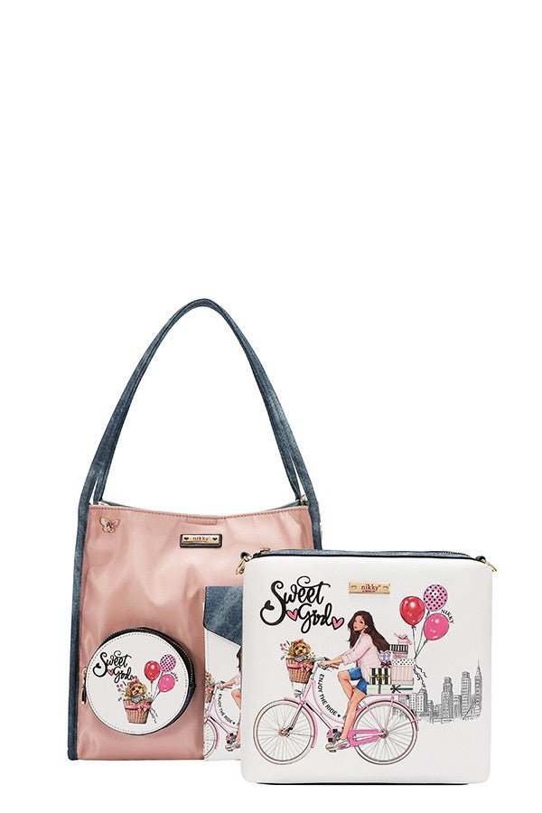 Nicole Lee USA "Sweet Girl" 2-Piece Shoulder Bag Set