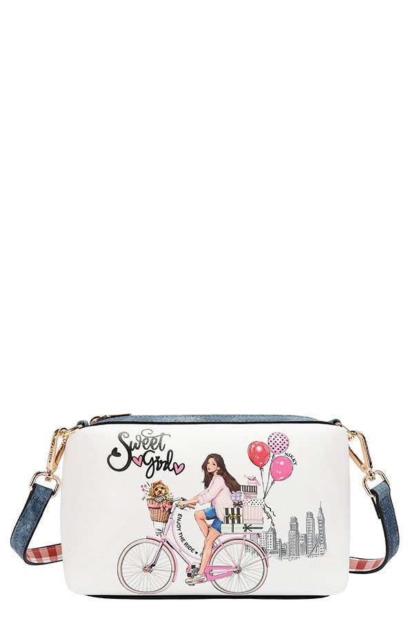 Nicole Lee USA "Sweet Girl" 2 Piece Tote Bag Set
