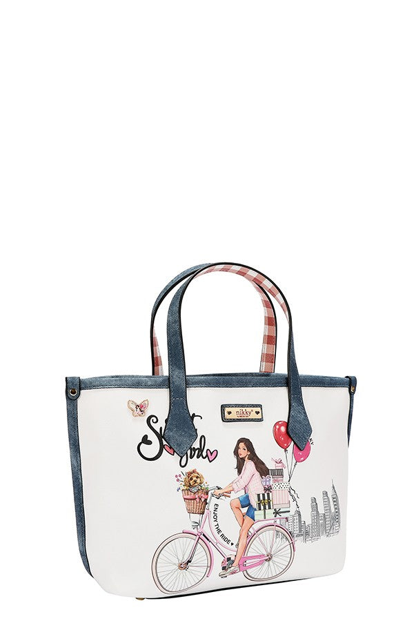 Nicole Lee USA "Sweet Girl" 2 Piece Tote Bag Set