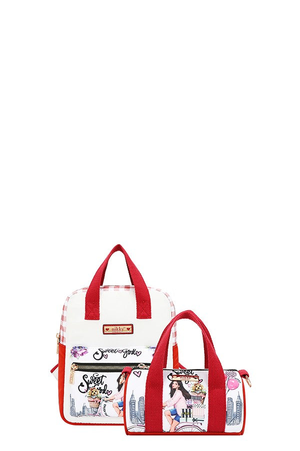 Nicole Lee USA "Sweet Girl" 3-Piece Satchel Bag Set