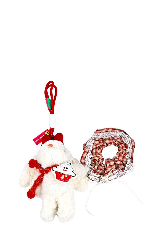 Nicole Lee USA Momo The Bunny Cupcake Bag Charm