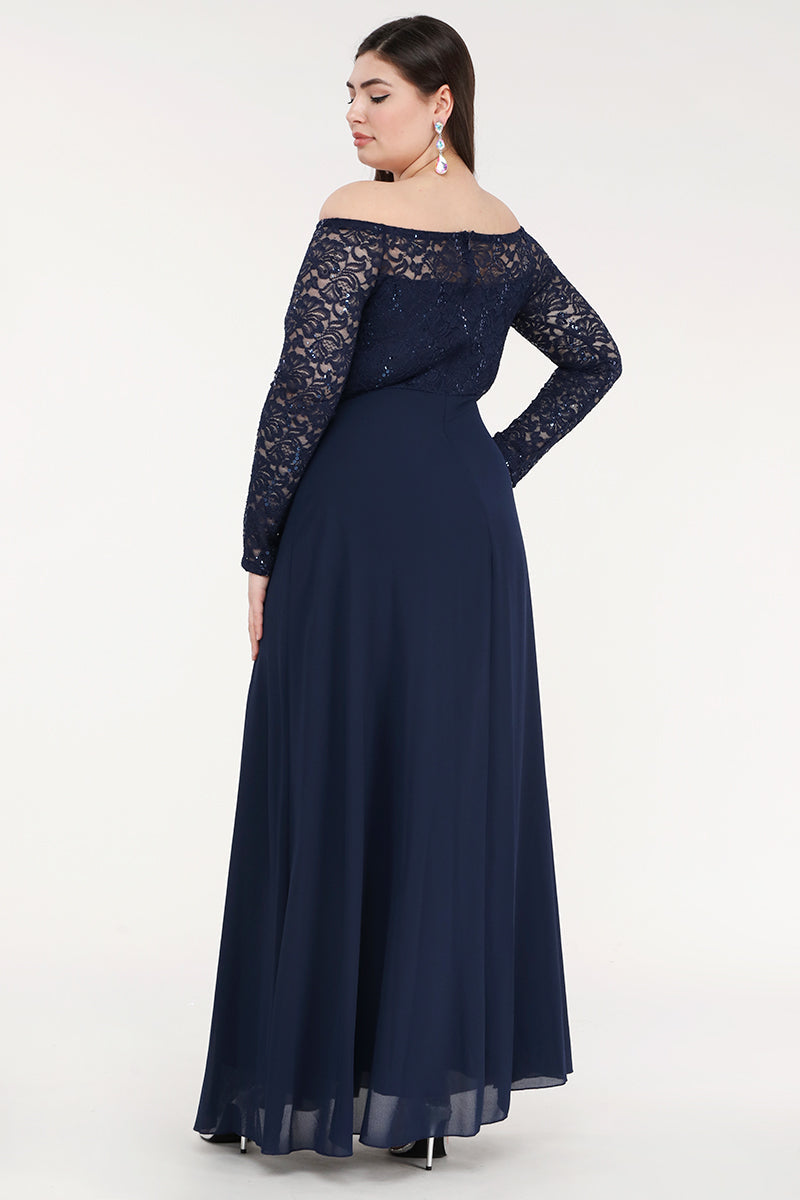 Plus Size Embellished Maxi Dress